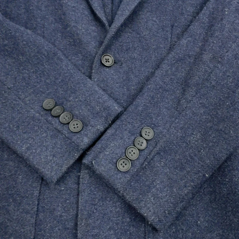 J Crew Crewcuts Blazer Boys 12 Blue Wool Thompson Jacket School Formal Preppy